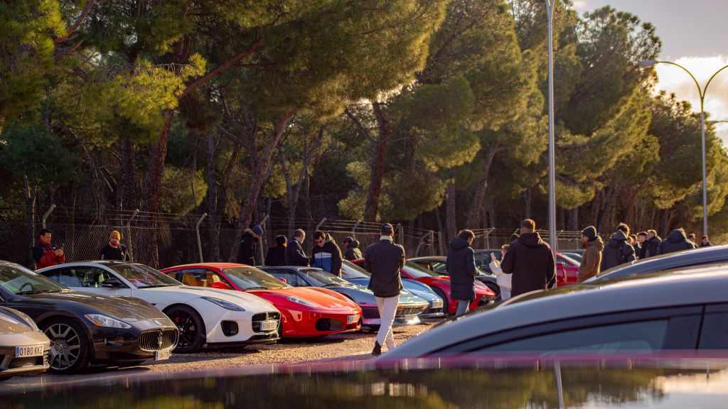 evento de coches de lujo
